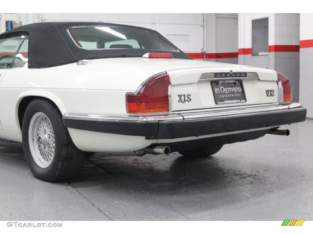 1990 XJ XJS Convertible - Glacier White / Beige photo #24