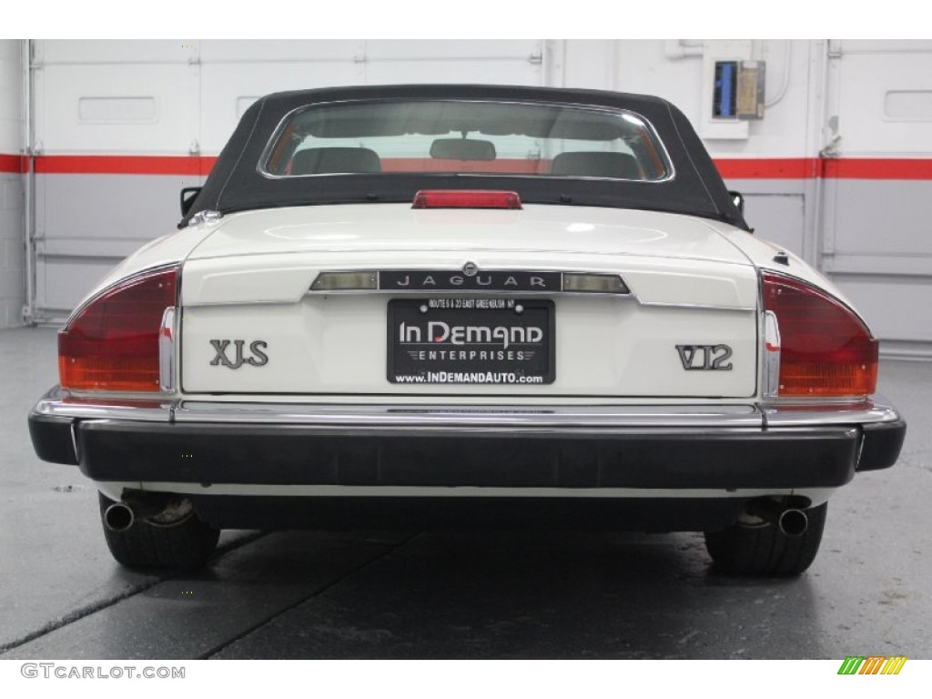 1990 XJ XJS Convertible - Glacier White / Beige photo #25