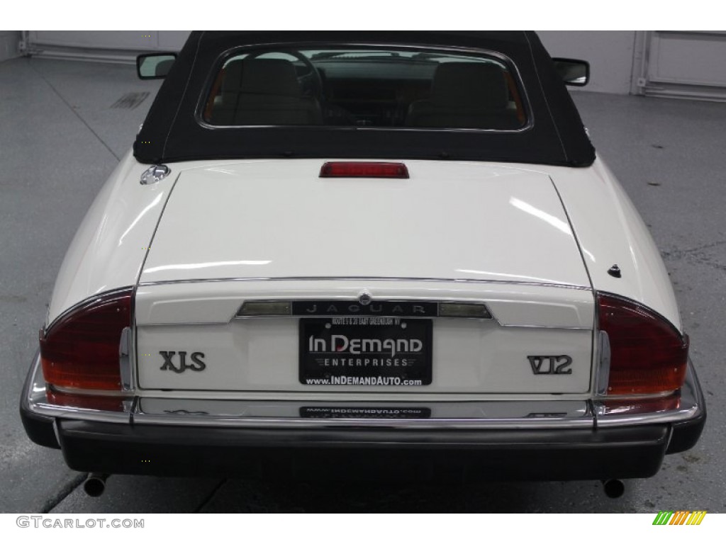 1990 XJ XJS Convertible - Glacier White / Beige photo #26