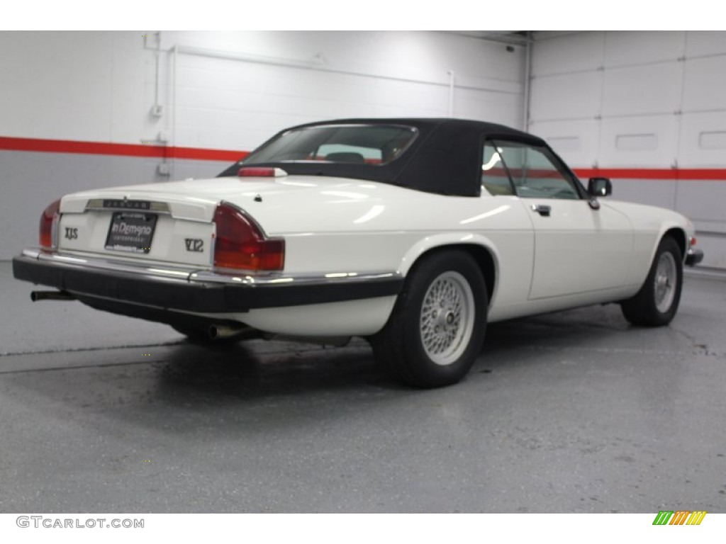 1990 XJ XJS Convertible - Glacier White / Beige photo #27