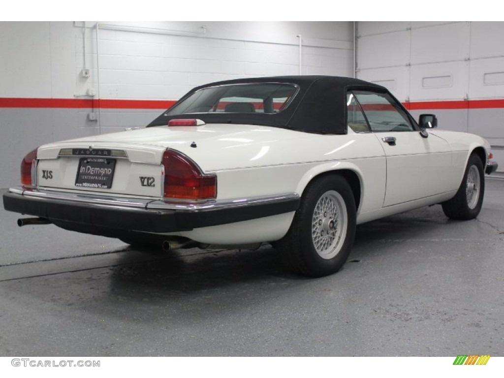 1990 XJ XJS Convertible - Glacier White / Beige photo #28