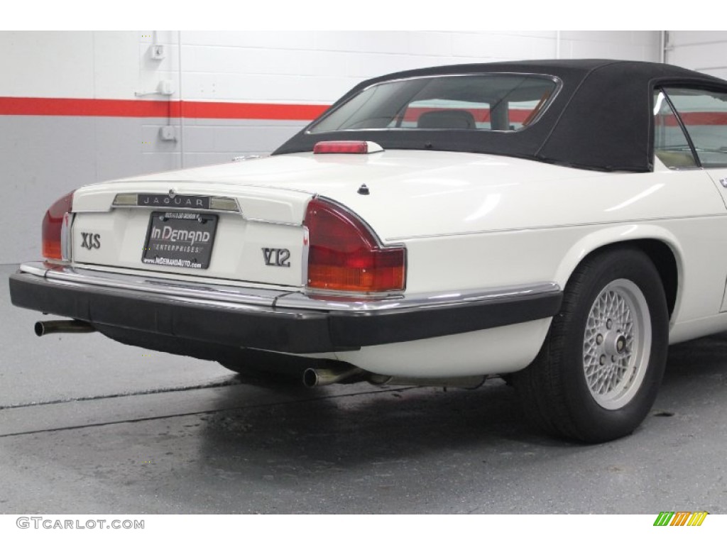 1990 XJ XJS Convertible - Glacier White / Beige photo #29