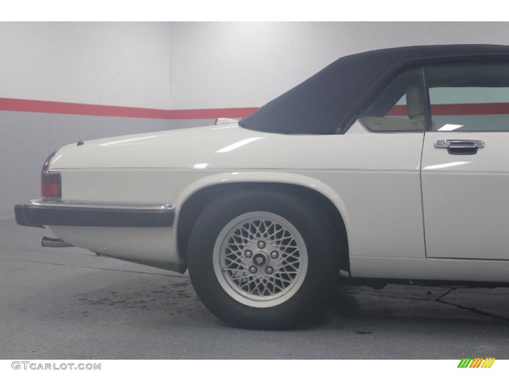 1990 XJ XJS Convertible - Glacier White / Beige photo #32
