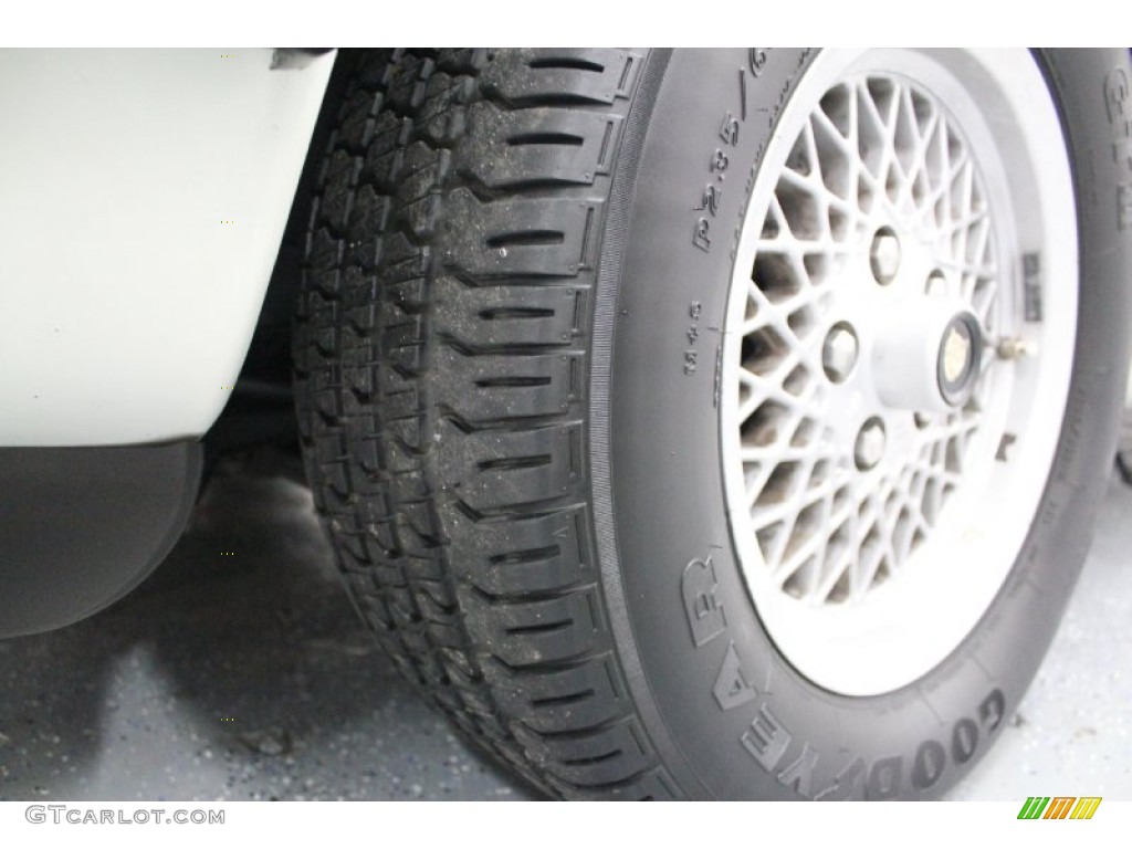 1990 XJ XJS Convertible - Glacier White / Beige photo #46