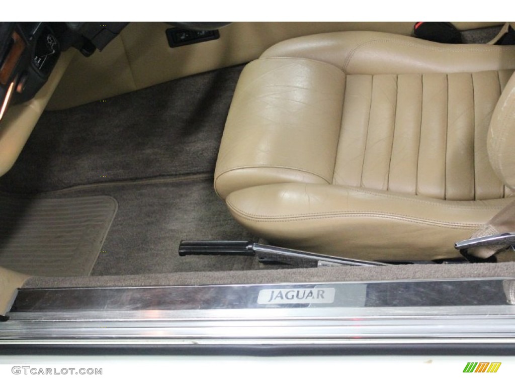 1990 XJ XJS Convertible - Glacier White / Beige photo #59