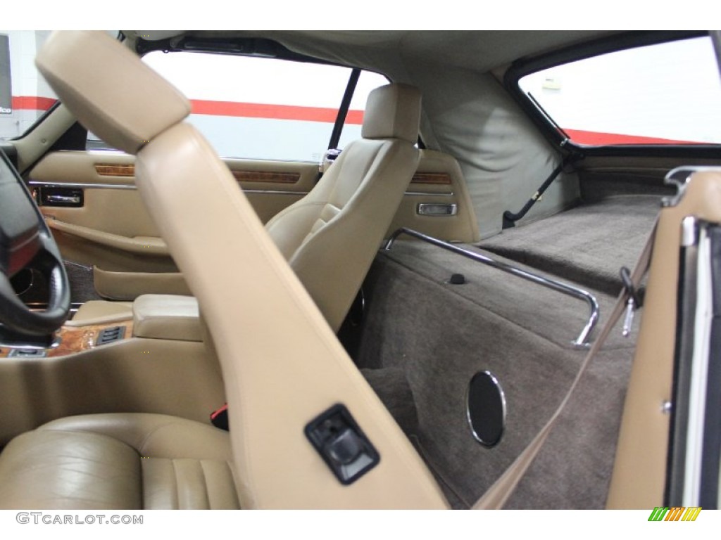 Beige Interior 1990 Jaguar XJ XJS Convertible Photo #62523181