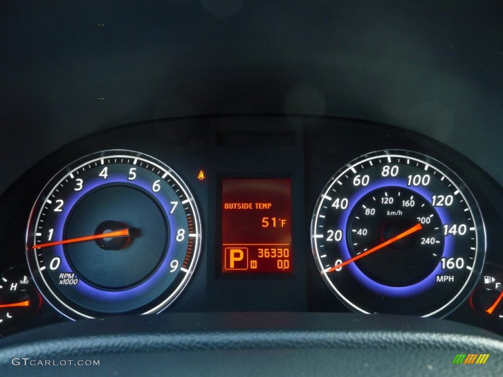 2009 Infiniti G 37 x Sedan Gauges Photo #62523464