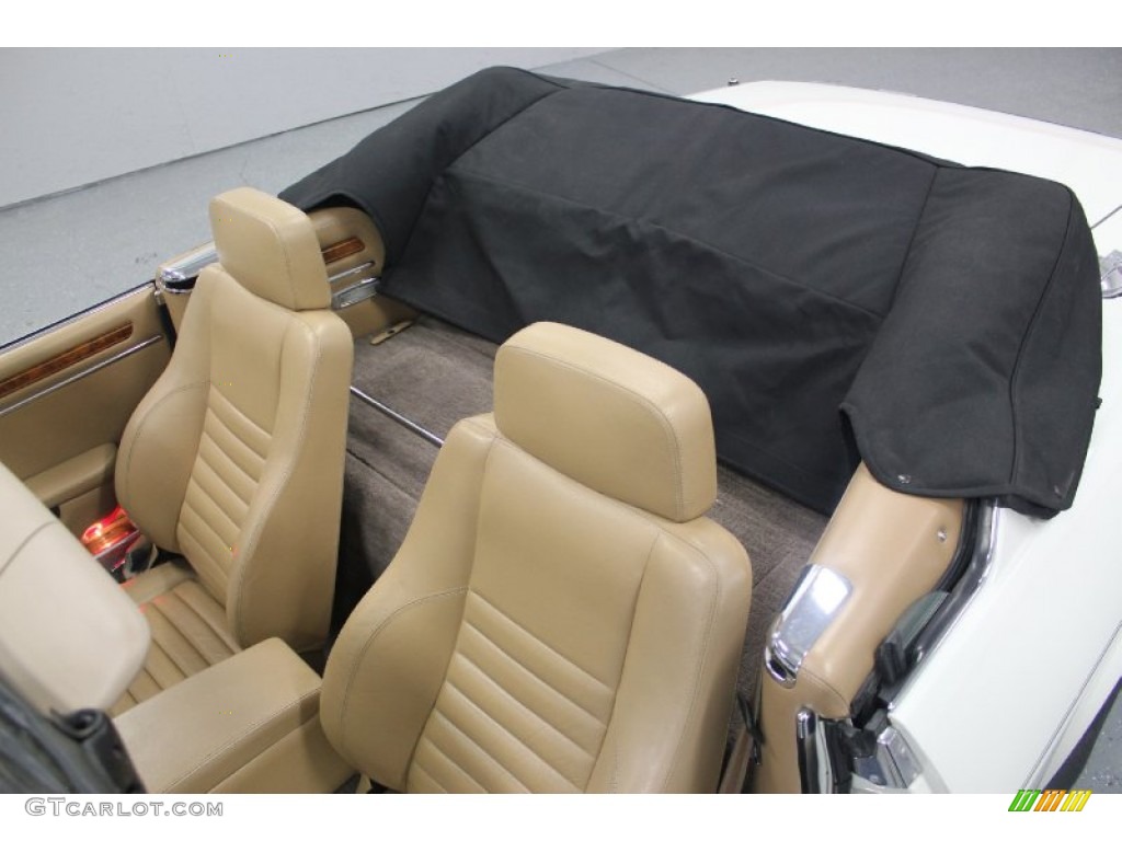 Beige Interior 1990 Jaguar XJ XJS Convertible Photo #62523563