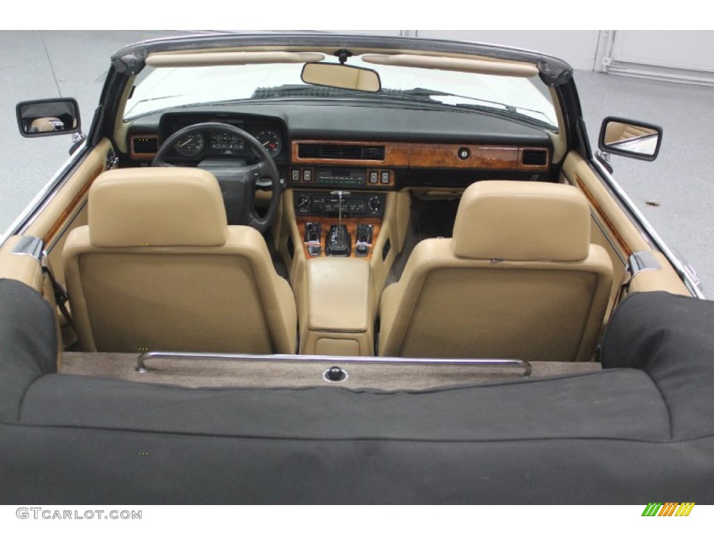 1990 XJ XJS Convertible - Glacier White / Beige photo #106