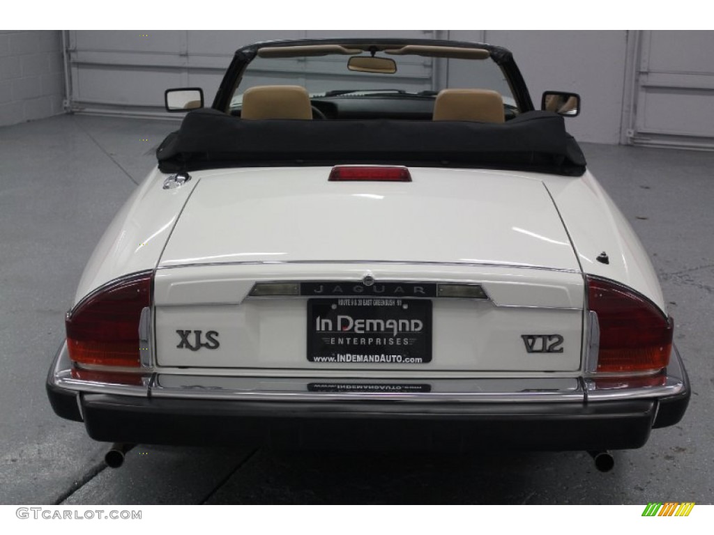 1990 XJ XJS Convertible - Glacier White / Beige photo #110