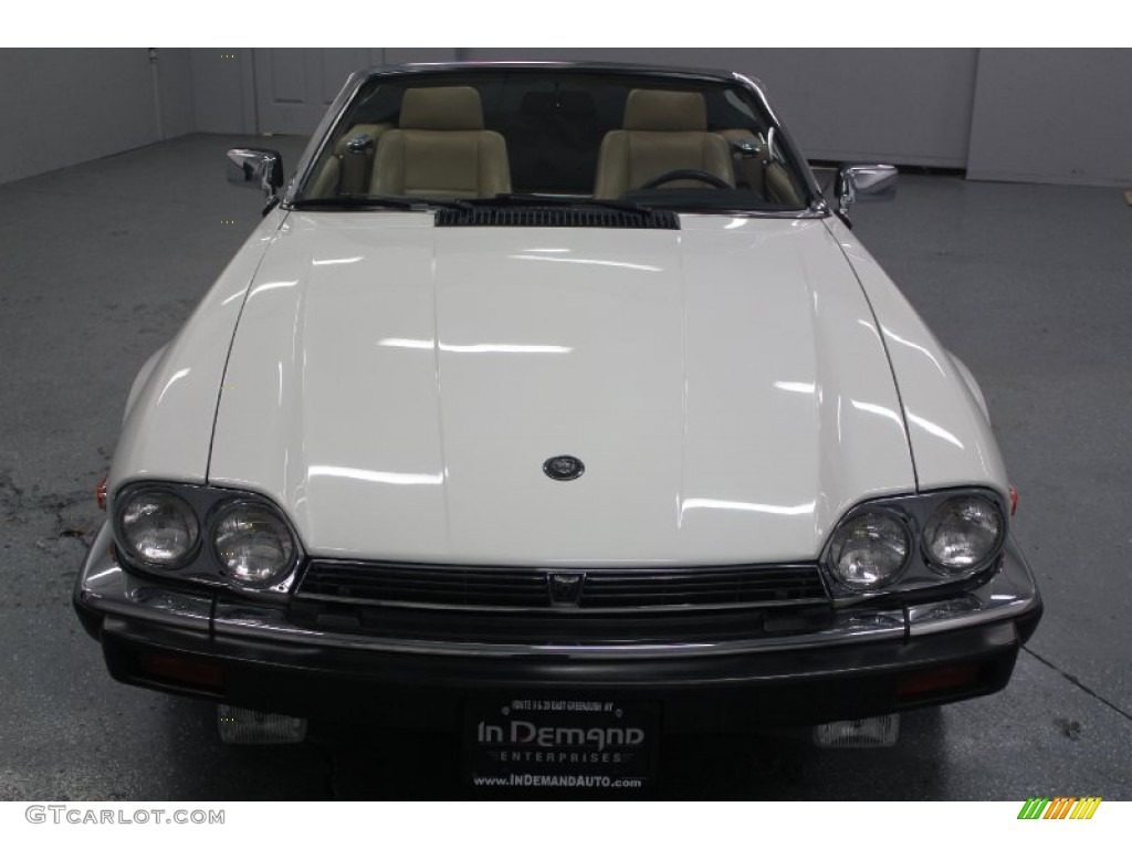 1990 XJ XJS Convertible - Glacier White / Beige photo #113