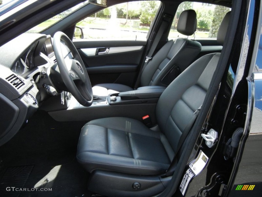 Black Interior 2011 Mercedes-Benz C 300 Sport Photo #62523680