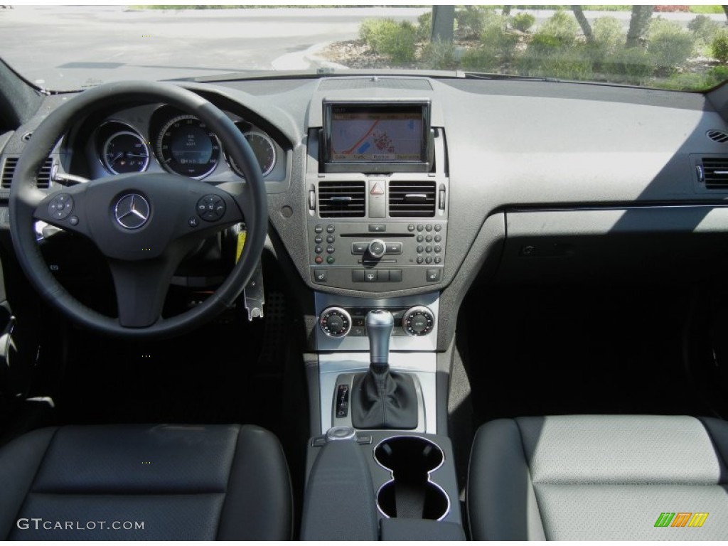 2011 Mercedes-Benz C 300 Sport Black Dashboard Photo #62523752