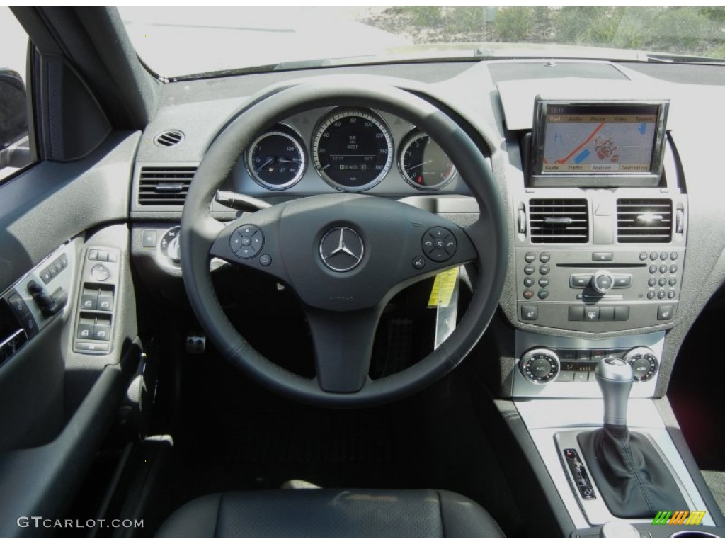 2011 Mercedes-Benz C 300 Sport Black Dashboard Photo #62523761