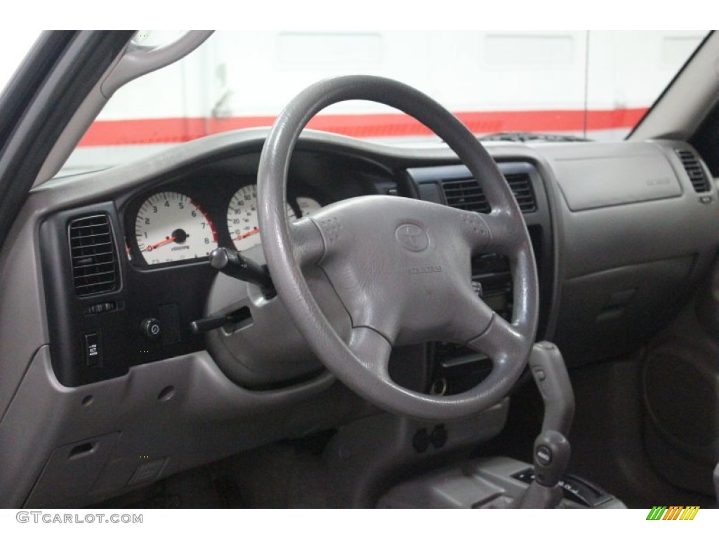 2004 Toyota Tacoma V6 Double Cab 4x4 Charcoal Dashboard Photo #62524223