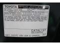 2004 Toyota Tacoma V6 Double Cab 4x4 Info Tag