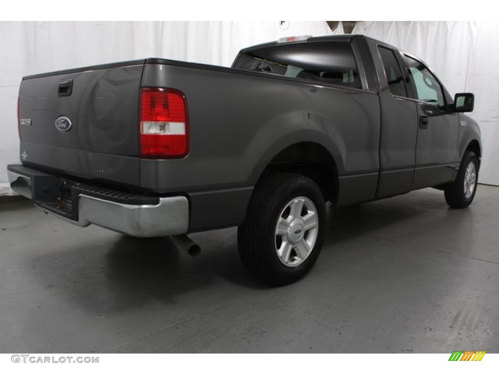 2004 F150 XLT SuperCab - Dark Shadow Grey Metallic / Medium/Dark Flint photo #4