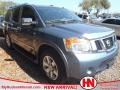 2010 Lakeshore Slate Blue Metallic Nissan Armada Platinum  photo #1