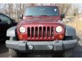 2008 Red Rock Crystal Pearl Jeep Wrangler Unlimited X 4x4  photo #6