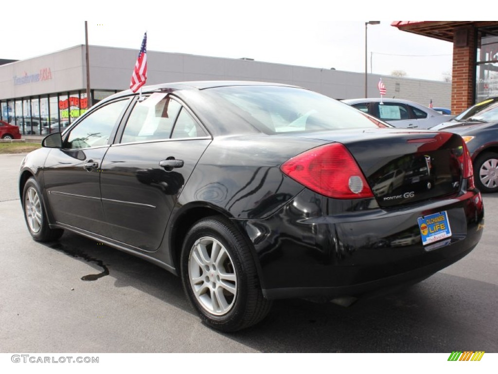 2006 G6 V6 Sedan - Black / Ebony photo #2