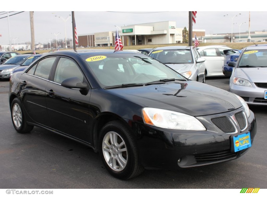 2006 G6 V6 Sedan - Black / Ebony photo #18