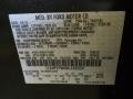 UJ: Sterling Grey 2011 Ford Taurus Limited Color Code