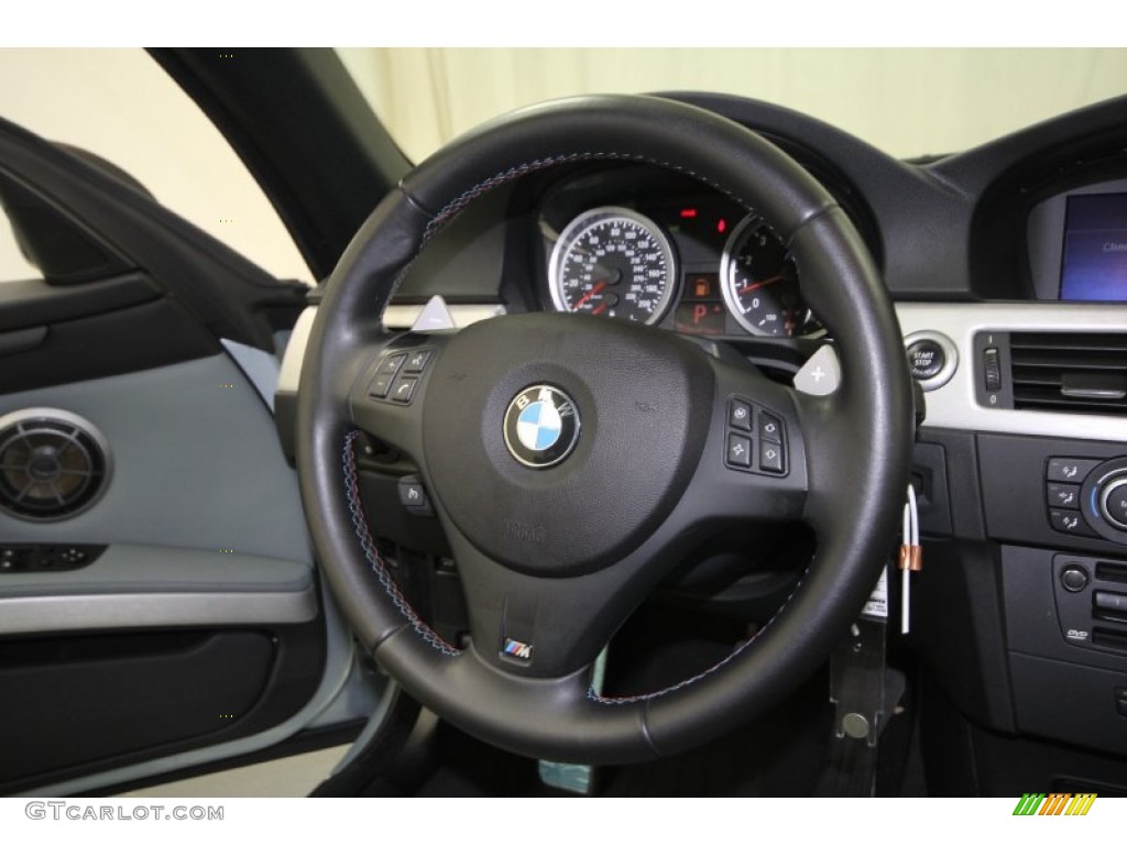 2008 BMW M3 Convertible Silver Steering Wheel Photo #62527124