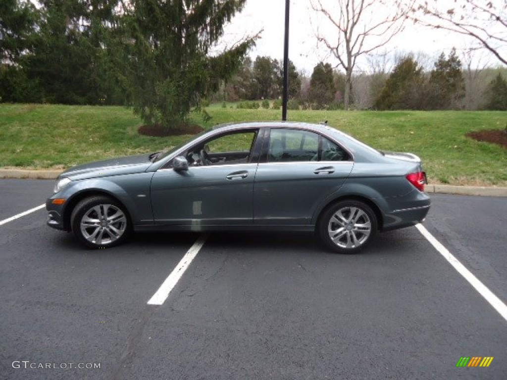 Sapphire Grey Metallic 2012 Mercedes-Benz C 250 Sport Exterior Photo #62527235