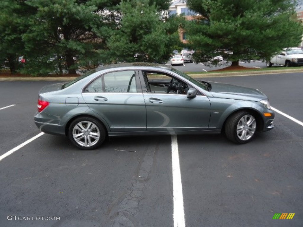 Sapphire Grey Metallic 2012 Mercedes-Benz C 250 Sport Exterior Photo #62527259