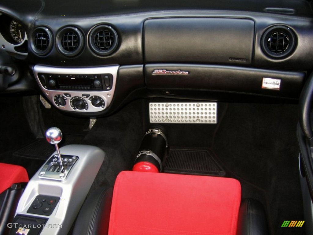 2004 Ferrari 360 Modena Black Dashboard Photo #62527625