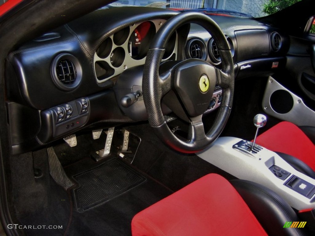 Black Interior 2004 Ferrari 360 Modena Photo #62527633