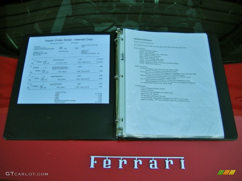 2004 Ferrari 360 Modena Books/Manuals Photo #62527718
