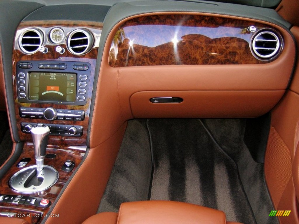 2008 Bentley Continental GTC Standard Continental GTC Model Cognac Dashboard Photo #62527949