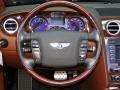 2008 Bentley Continental GTC Cognac Interior Steering Wheel Photo