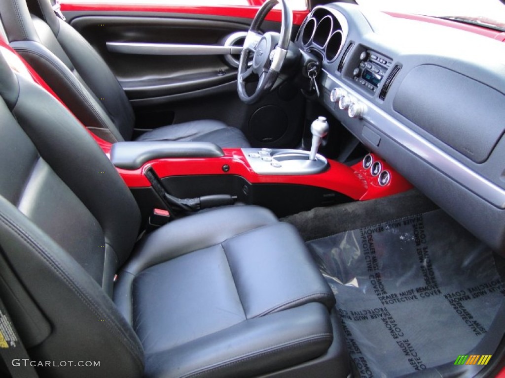 Ebony Black Interior 2005 Chevrolet SSR Standard SSR Model Photo #62528699