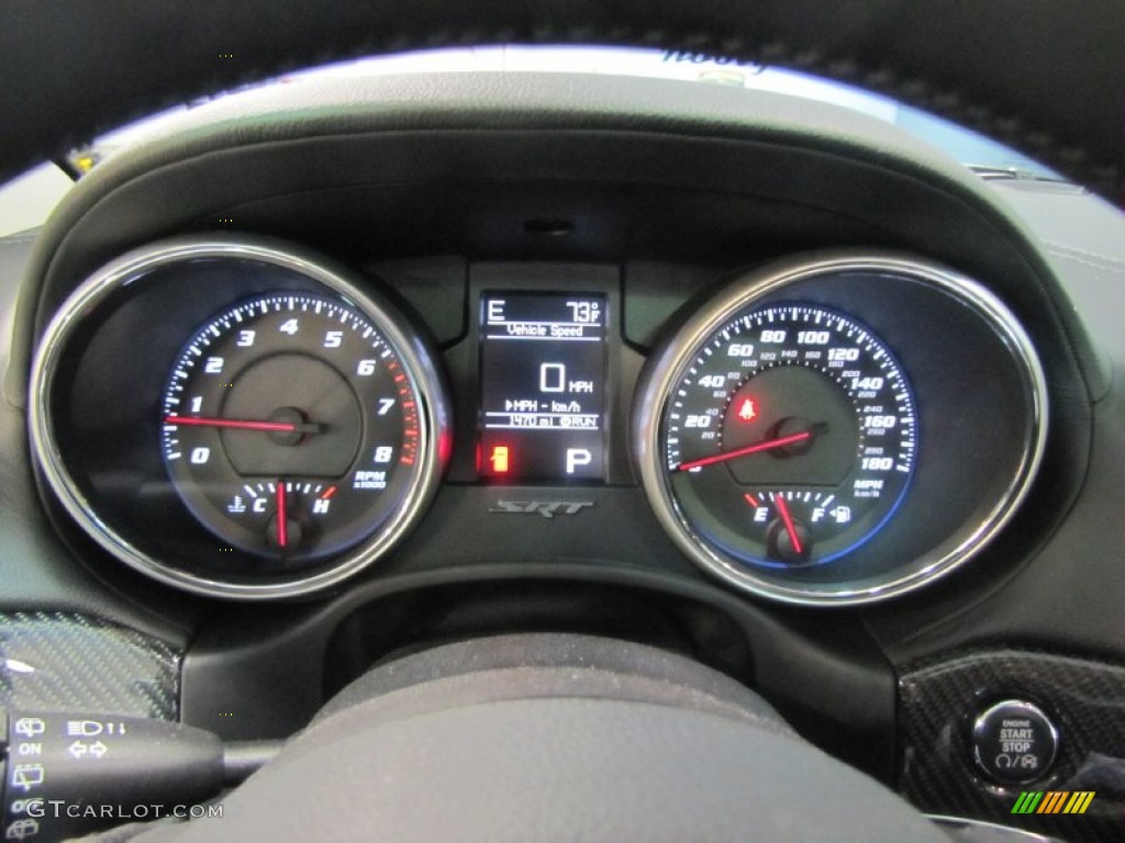 2012 Jeep Grand Cherokee SRT8 4x4 Gauges Photo #62529446