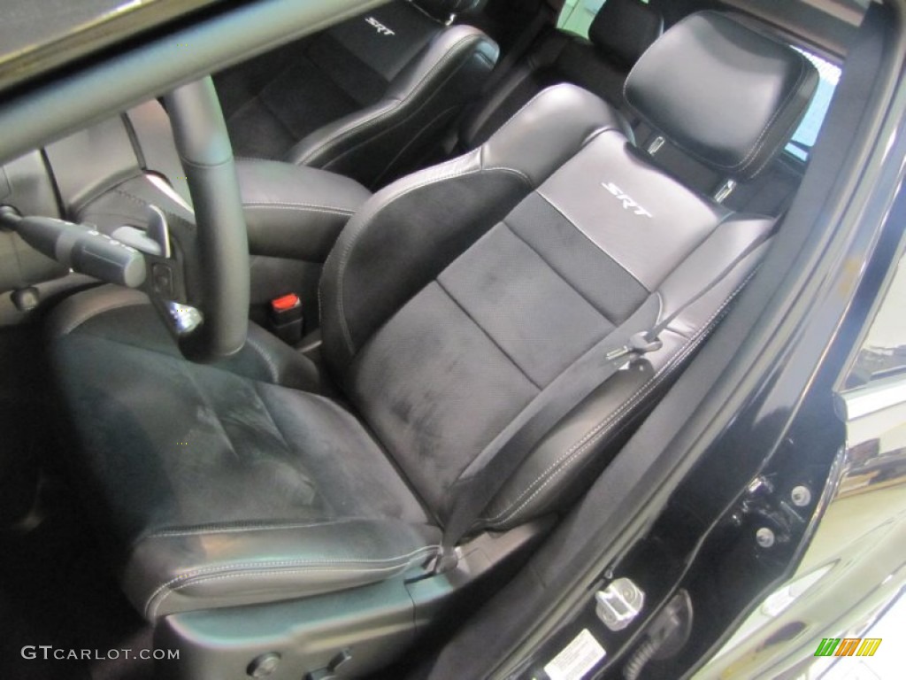 SRT Black Interior 2012 Jeep Grand Cherokee SRT8 4x4 Photo #62529461