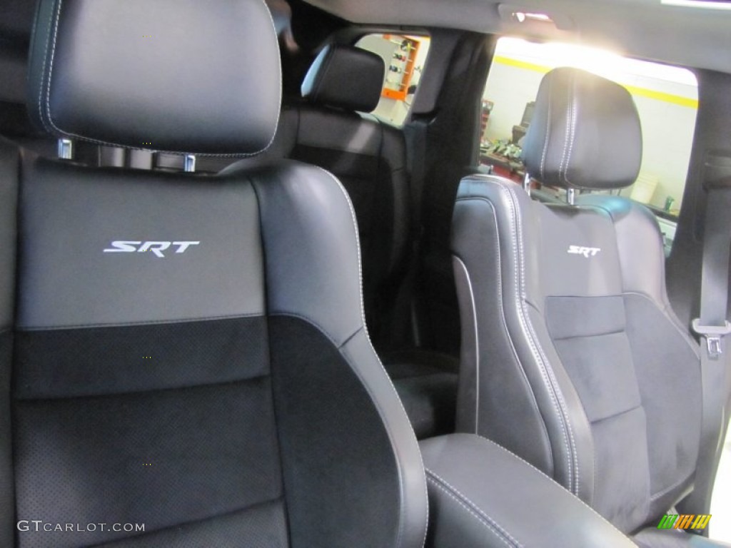 SRT Black Interior 2012 Jeep Grand Cherokee SRT8 4x4 Photo #62529479