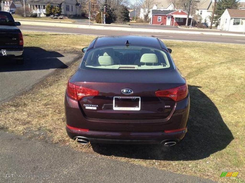 2011 Optima LX - Dark Cherry / Beige photo #5