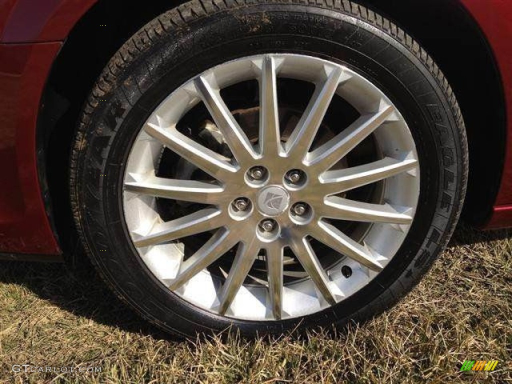 2009 Aura XR V6 - Red Jewel Tintcoat / Tan photo #2