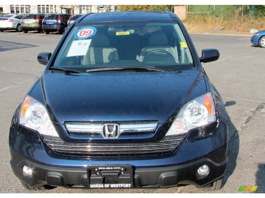 2008 CR-V EX-L 4WD - Royal Blue Pearl / Gray photo #2