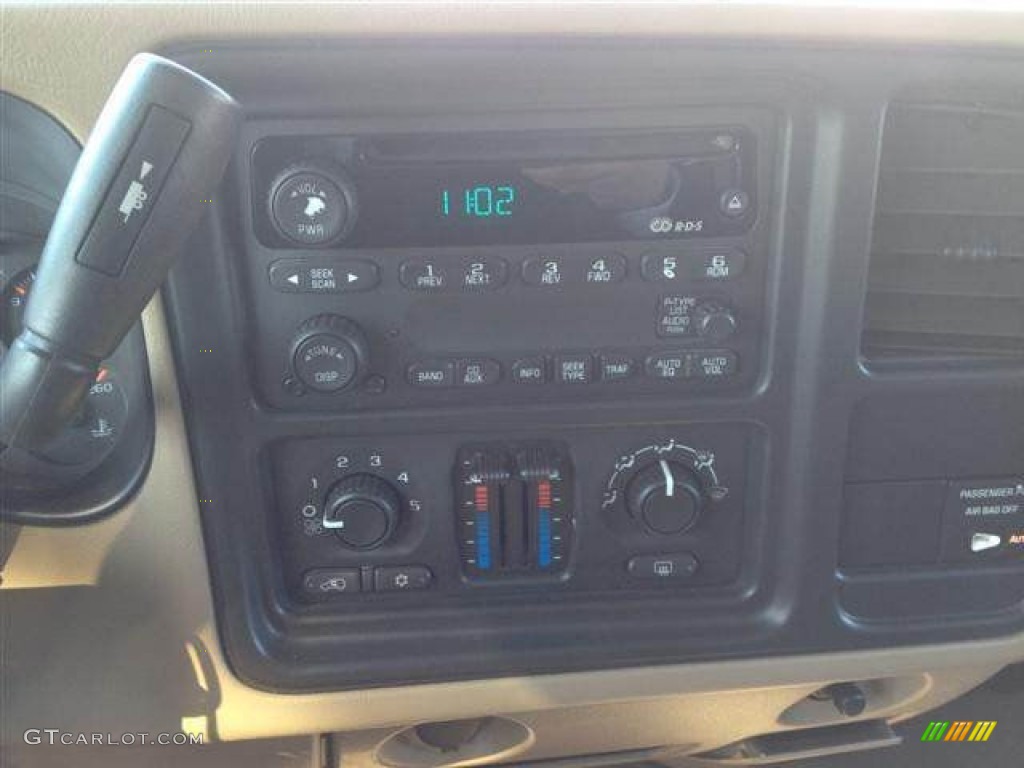 2003 Silverado 1500 LS Extended Cab - Black / Tan photo #11