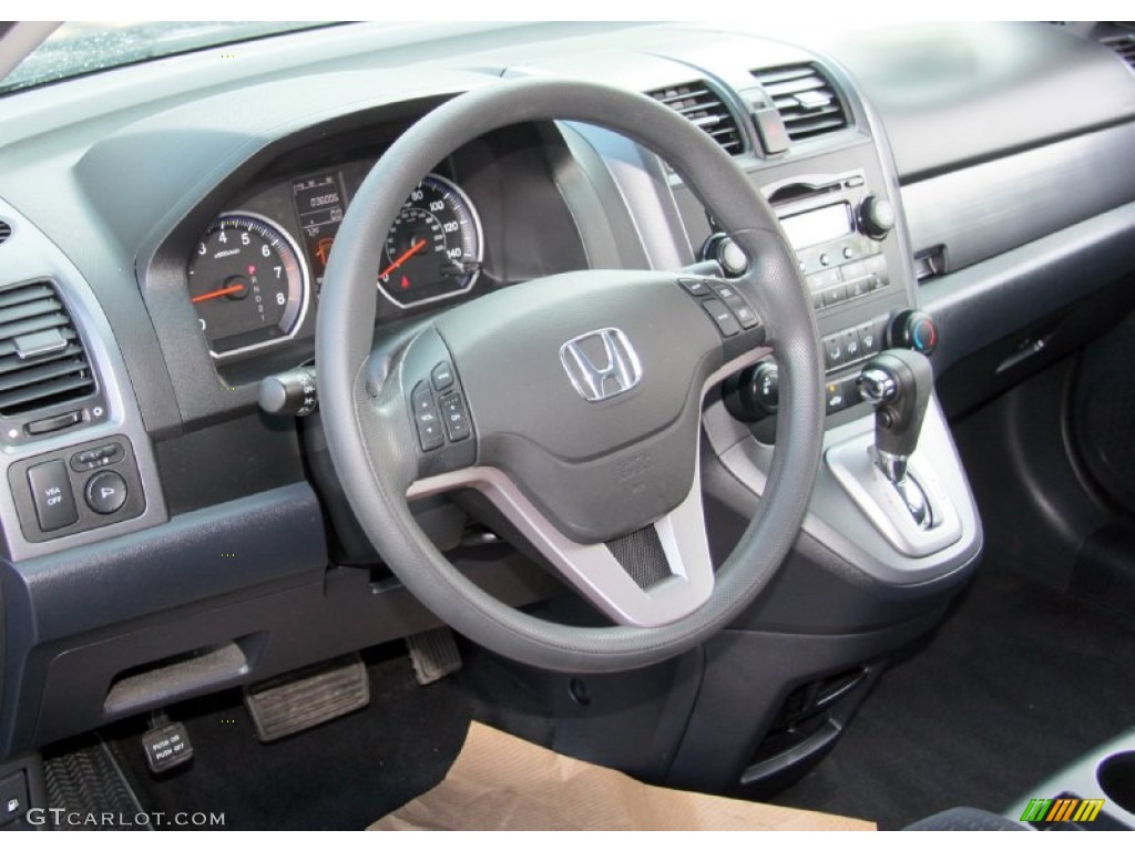 2009 Honda CR-V EX 4WD Black Dashboard Photo #62532967