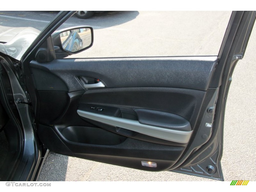 2010 Honda Accord EX Sedan Black Door Panel Photo #62533498