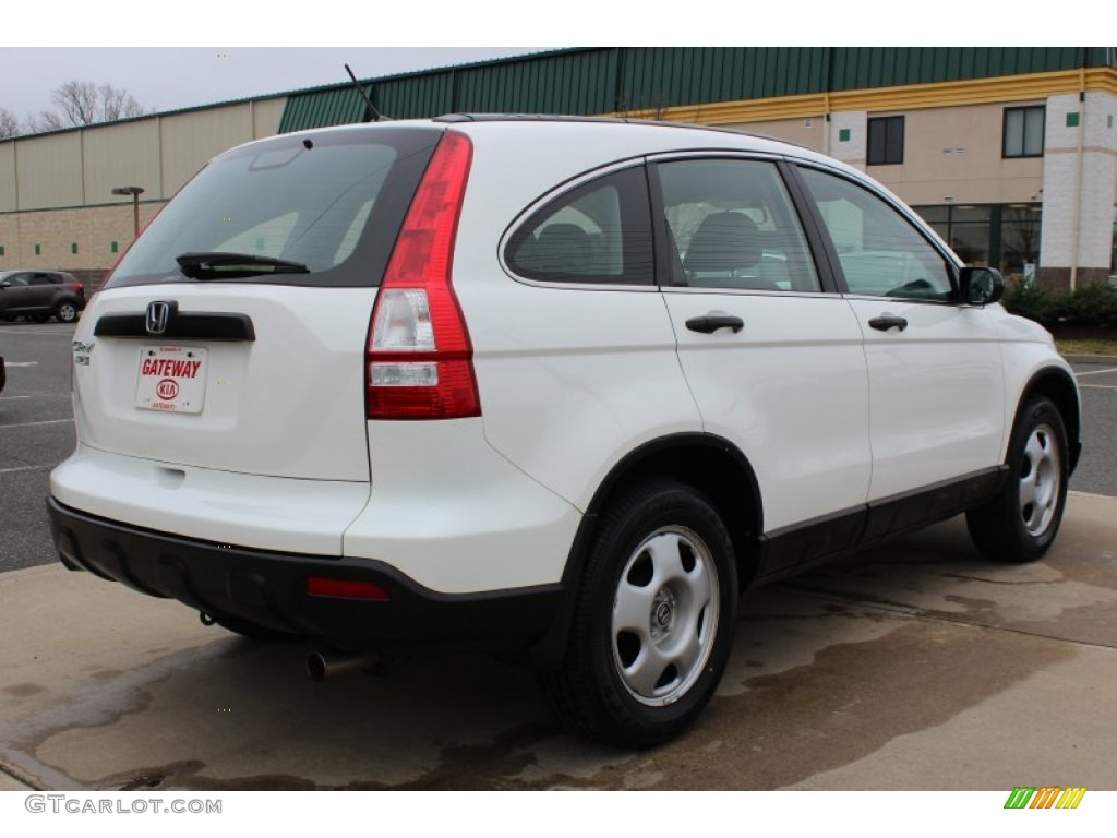 2008 CR-V LX 4WD - Taffeta White / Gray photo #5