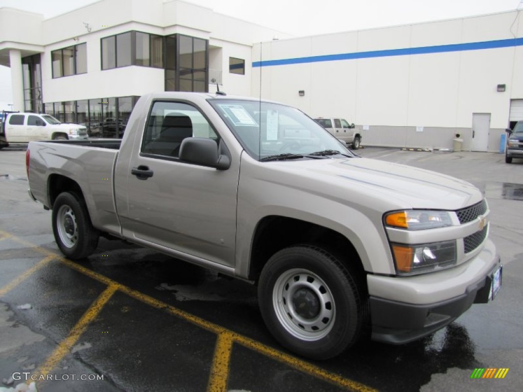 2009 Colorado Regular Cab - Silver Birch Metallic / Ebony photo #1