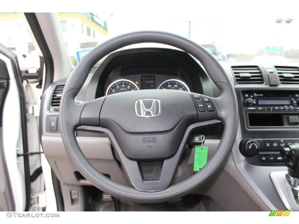 2008 CR-V LX 4WD - Taffeta White / Gray photo #14