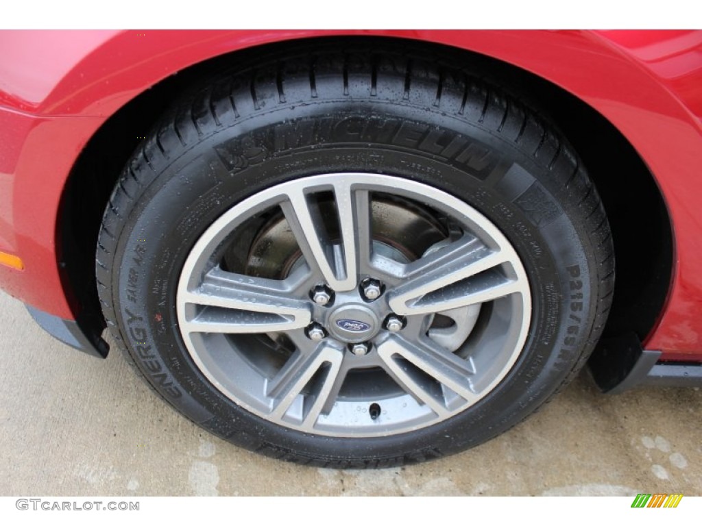 2011 Ford Mustang V6 Premium Convertible Wheel Photo #62534358