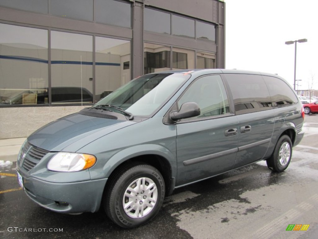 2007 Grand Caravan SE - Magnesium Pearl / Medium Slate Gray photo #3