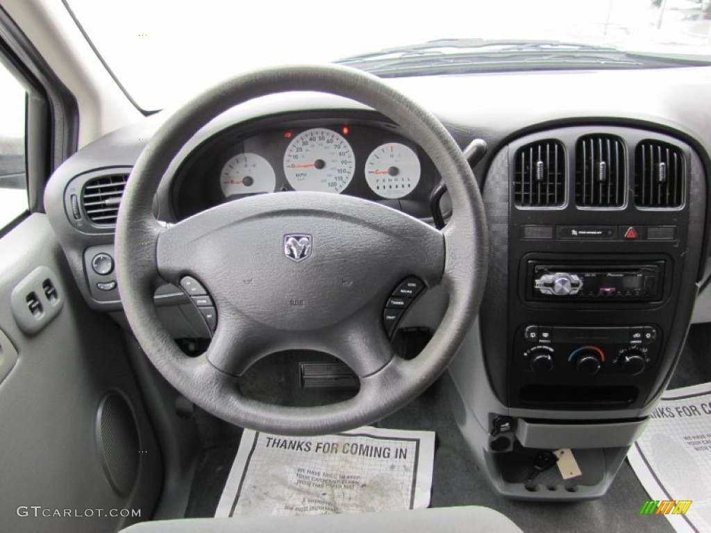 2007 Dodge Grand Caravan SE Medium Slate Gray Dashboard Photo #62534935